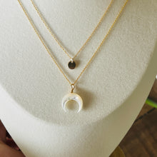 Load image into Gallery viewer, MOP CRESCENT NECKLACE
