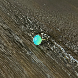 CHRYSOPRASE XL OVAL RING