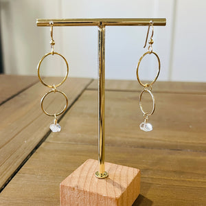 HERKIMER DIAMOND EARRINGS