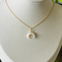 Load image into Gallery viewer, MOP CRESCENT NECKLACE
