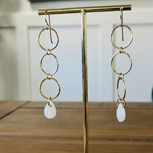 RAINBOW MOONSTONE EARRINGS