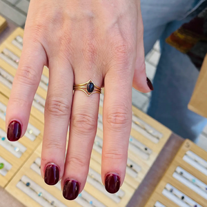 LARGE OVAL GEMSTONE RING